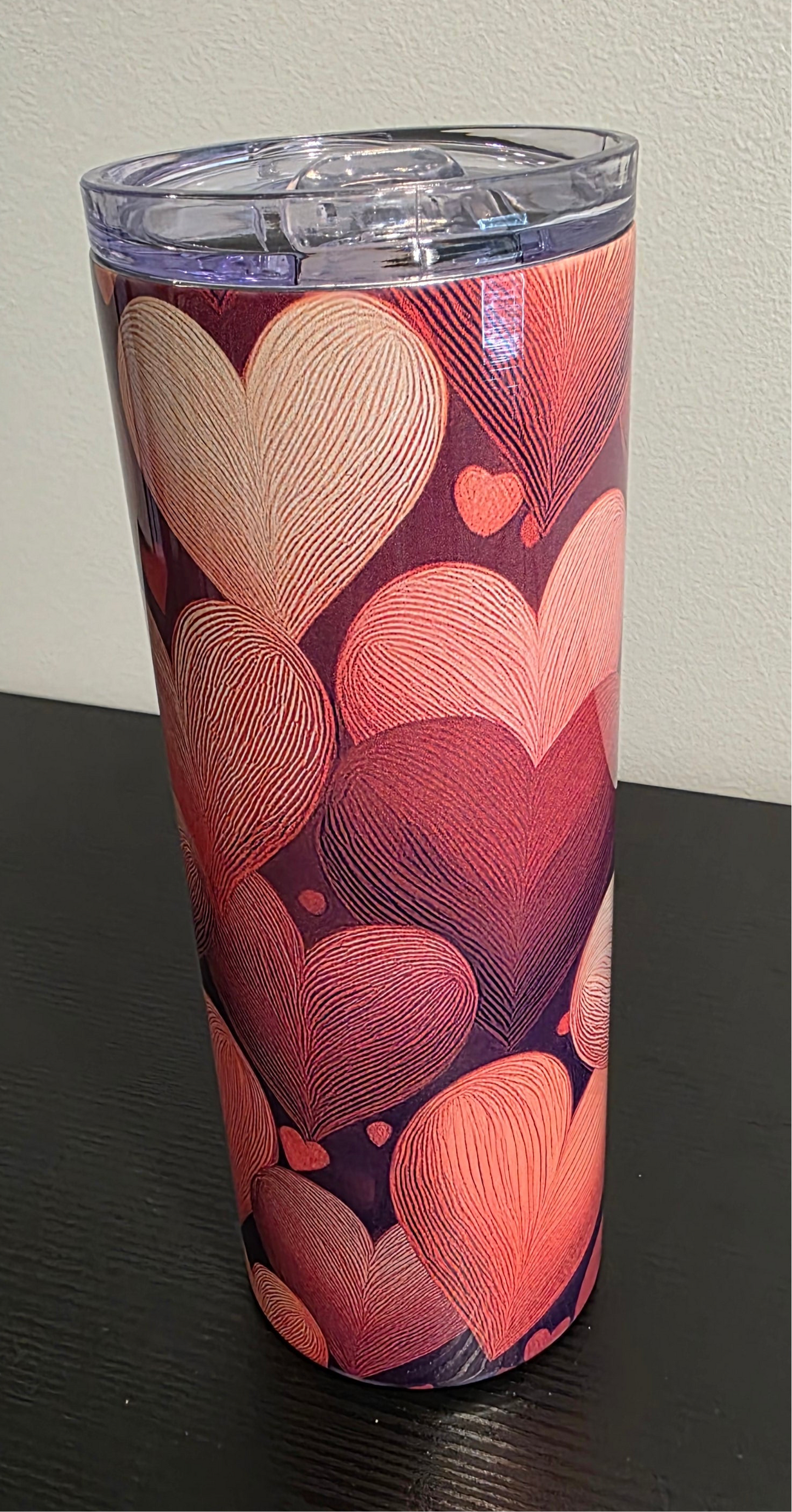 Pink & Red Hearts 20 oz. Tumbler