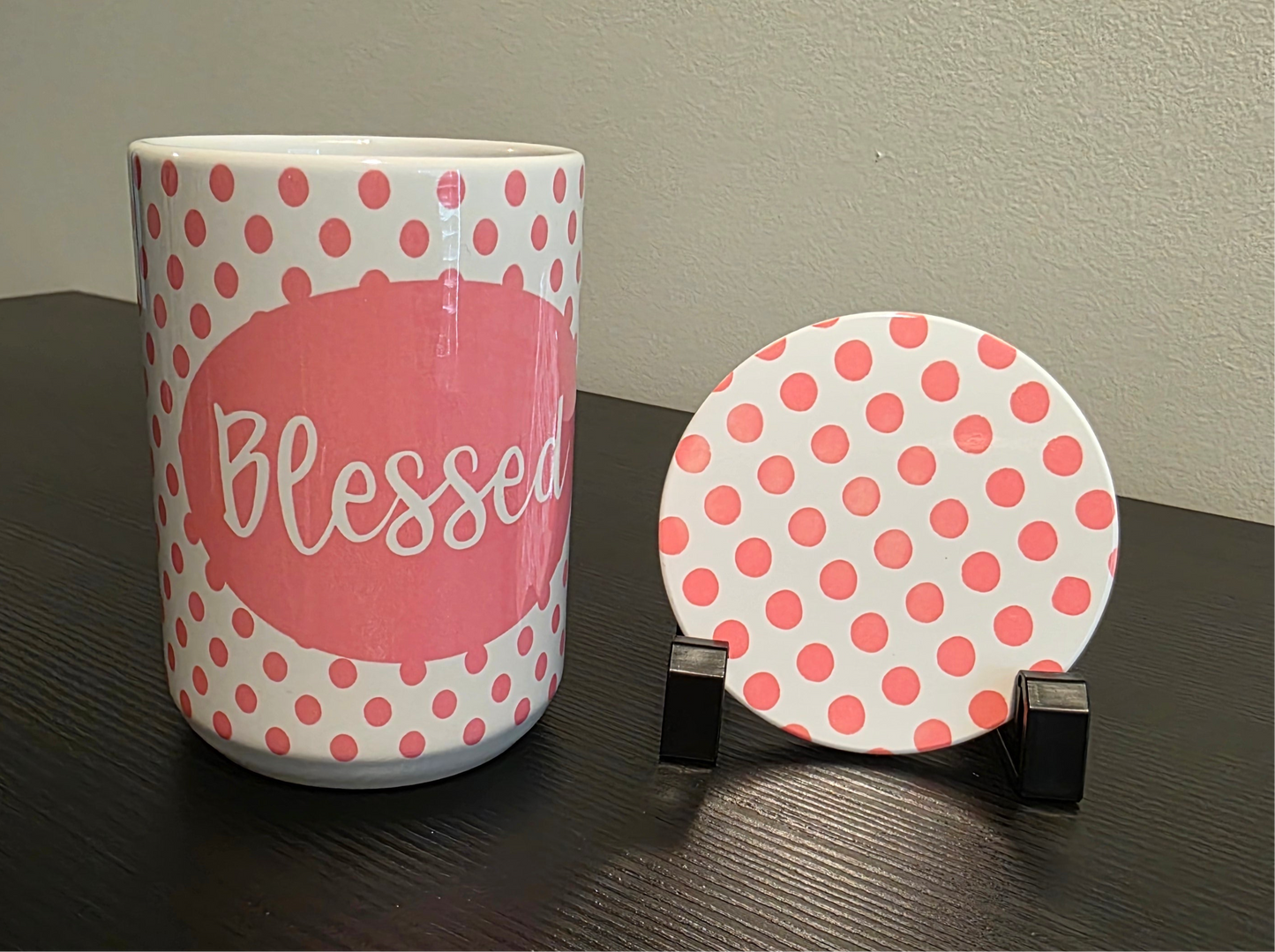 Polka Dot Dot Dot Coaster