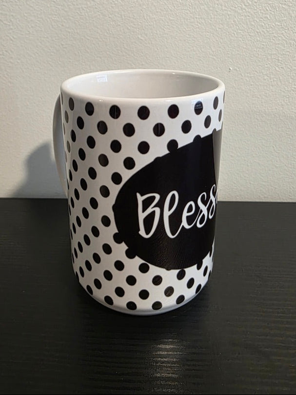 Polka Dot Dot Dot Mug - 15 oz